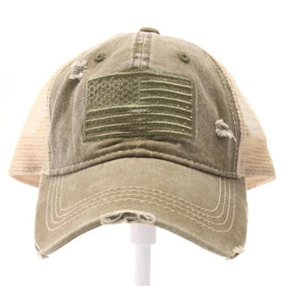 CC Beanie Flag Embroidered Hat - Bray and Em Boutique