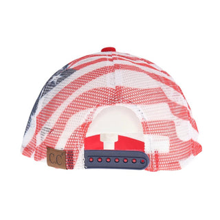 CC Beanie Flag Mesh Back Cap - Bray and Em Boutique