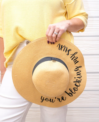 CC Beanie Script Sun Hat - Bray and Em Boutique
