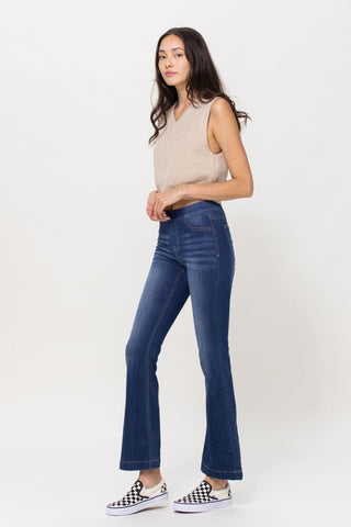 Cello MR 30" Flare Jegging w/Faux Front Pockets - Bray and Em Boutique