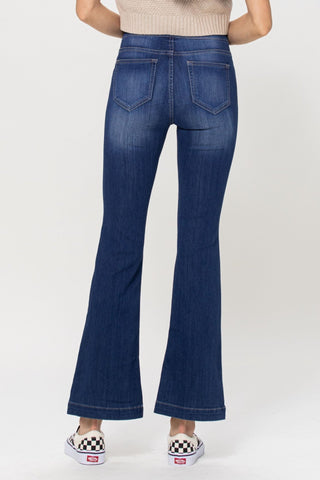 Cello MR 30" Flare Jegging w/Faux Front Pockets - Bray and Em Boutique