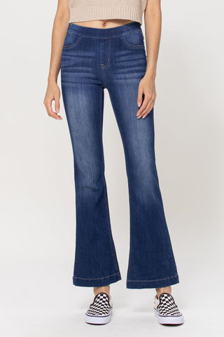 Cello MR 30" Flare Jegging w/Faux Front Pockets - Bray and Em Boutique