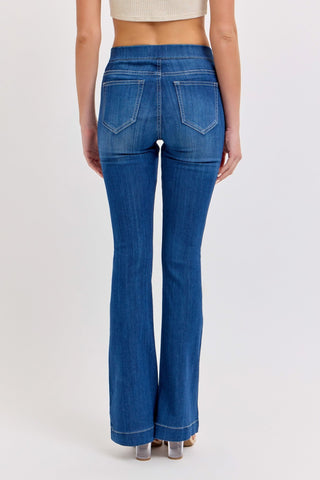 Cello MR Crystal Crush Flare Jeggings - Bray and Em Boutique