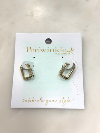 Chain Crush Stud Earrings - Bray and Em Boutique
