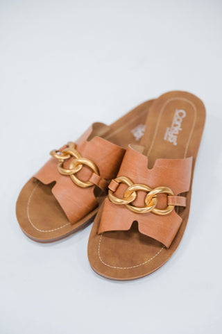 Chain Letter Sandal - Bray and Em Boutique