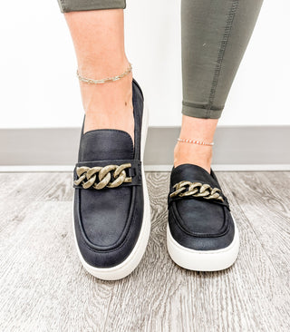 Chain Reaction Slip On - Black - Bray and Em Boutique
