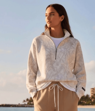 Chase Quarter Zip Light Camo Fleece - Bray and Em Boutique