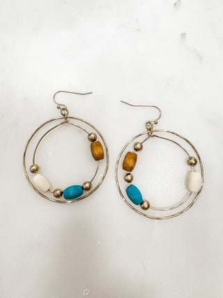 Check Your Vibe Double Hoop Earrings - Bray and Em Boutique