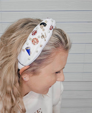 Cheer Them On Football Headband - Bray and Em Boutique