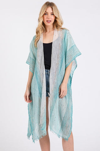 Chic Factor Stripe Kimono - Bray and Em Boutique