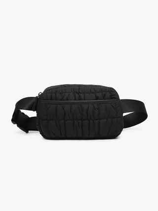 Chrissy Quilted Puffy Belt Bag - Bray and Em Boutique