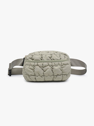 Chrissy Quilted Puffy Belt Bag - Bray and Em Boutique