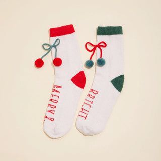 Christmas Fuzzy Sock Set - Bray and Em Boutique