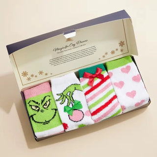 Christmas Fuzzy Sock Set - Bray and Em Boutique