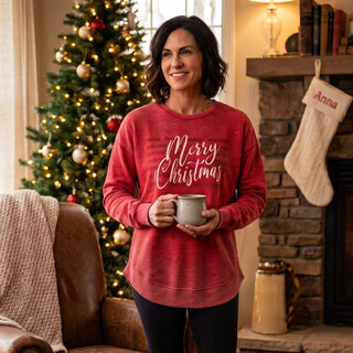 Christmas Words Fleece - Bray and Em Boutique