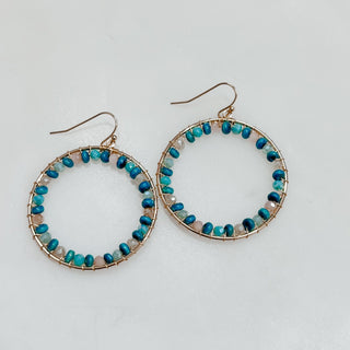 Circle of Bead Earrings - Bray and Em Boutique
