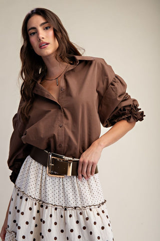 Classic Charm Poplin Shirt - Bray and Em Boutique