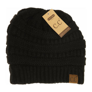 Classic Solid CC Beanie - Bray and Em Boutique