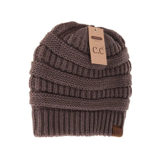 Classic Solid CC Beanie - Bray and Em Boutique