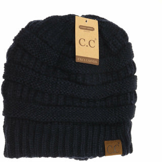 Classic Solid CC Beanie - Bray and Em Boutique