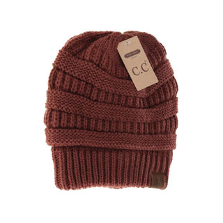 Classic Solid CC Beanie - Bray and Em Boutique