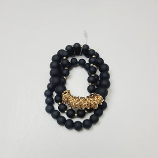 Clay Beaded Set of 3 Stretch Bracelets - Bray and Em Boutique