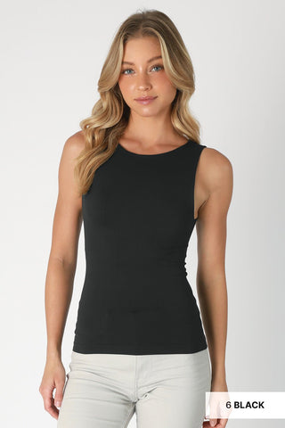 Clean Line Boat Neck Tank Top - Bray and Em Boutique