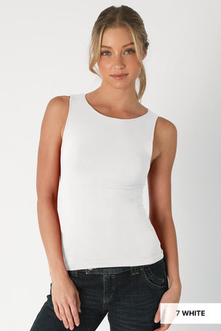 Clean Line Boat Neck Tank Top - Bray and Em Boutique