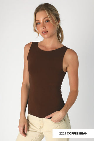 Clean Line Boat Neck Tank Top - Bray and Em Boutique