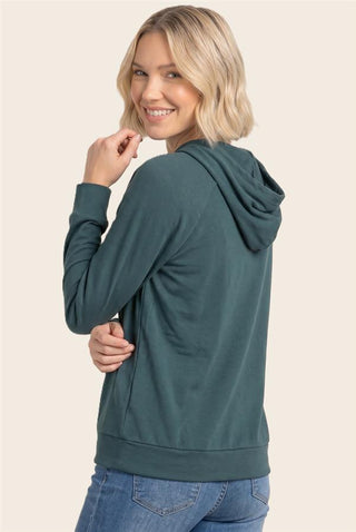 Cloud-Like Comfort Hoodie Top - Bray and Em Boutique