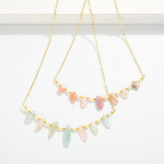 Coastal Charm Stone Necklace - Bray and Em Boutique