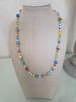 Coastal Confetti Beaded Necklace - Bray and Em Boutique