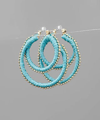 Color Pop Double Circle Earrings - Bray and Em Boutique