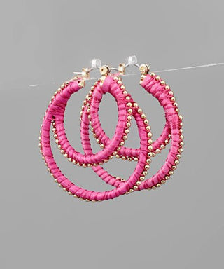 Color Pop Double Circle Earrings - Bray and Em Boutique