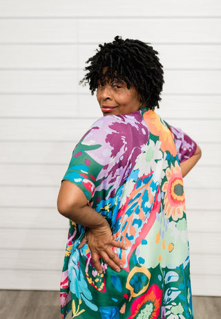 Colorful Finesse Kimono - Bray and Em Boutique