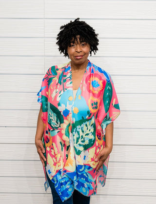 Colorful Finesse Kimono - Bray and Em Boutique