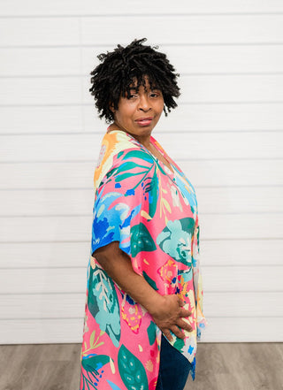 Colorful Finesse Kimono - Bray and Em Boutique