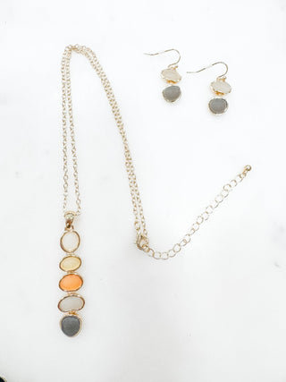 Colorful Inspiration Earring and Necklace Set - Fall - Bray and Em Boutique