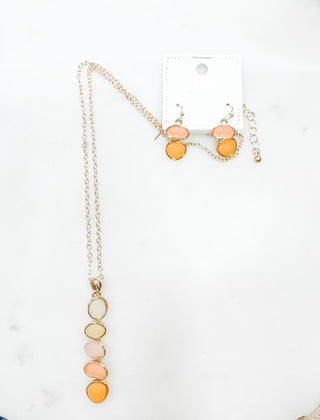 Colorful Inspiration Earring and Necklace Set - Spring - Bray and Em Boutique