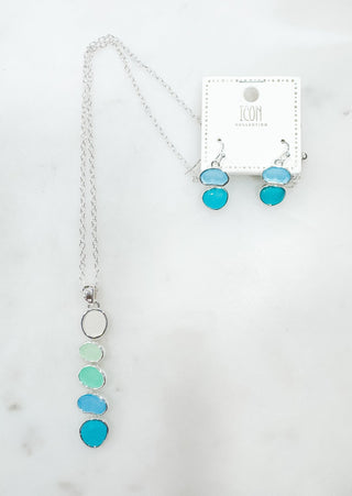 Colorful Inspiration Earring and Necklace Set - Spring - Bray and Em Boutique