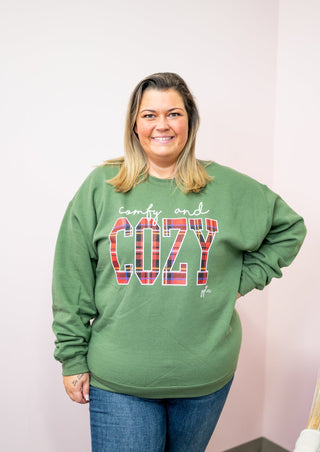Comfy And Cozy Sweatshirt - Bray and Em Boutique