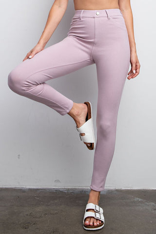 Cotton Stretch Twill Pants - Bray and Em Boutique