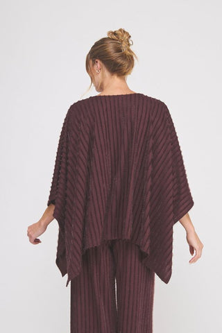 Cozy Coast Poncho Top - Bray and Em Boutique