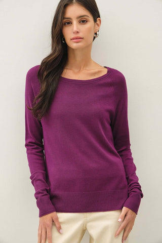 Cozy Coast Raglan Sweater - Bray and Em Boutique