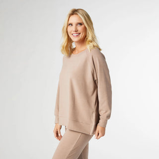 Cozy Embrace Side Zip Top - Bray and Em Boutique