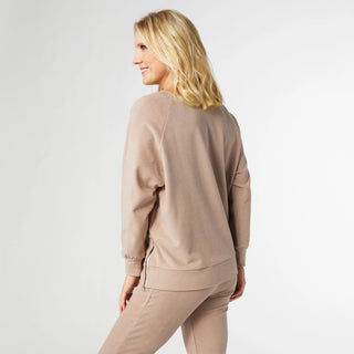 Cozy Embrace Side Zip Top - Bray and Em Boutique