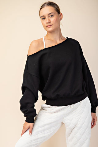 Cozy Off-Duty Top - Bray and Em Boutique
