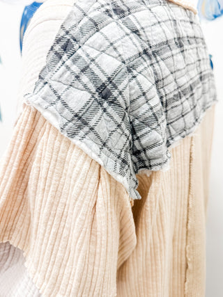 Cozy Patchwork Pullover - Bray and Em Boutique