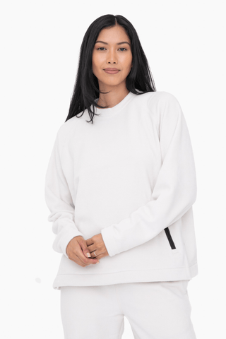 Cozy Polar Fleece Pullover Top - Bray and Em Boutique