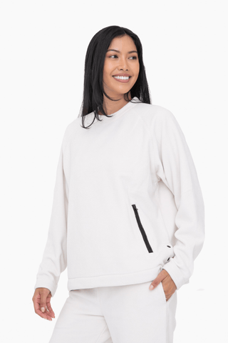 Cozy Polar Fleece Pullover Top - Bray and Em Boutique